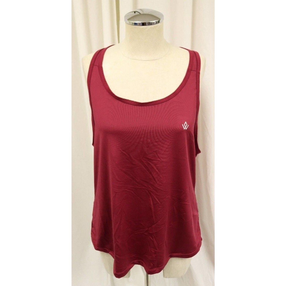 Workout Empire Tank Top Maroon Size Medium